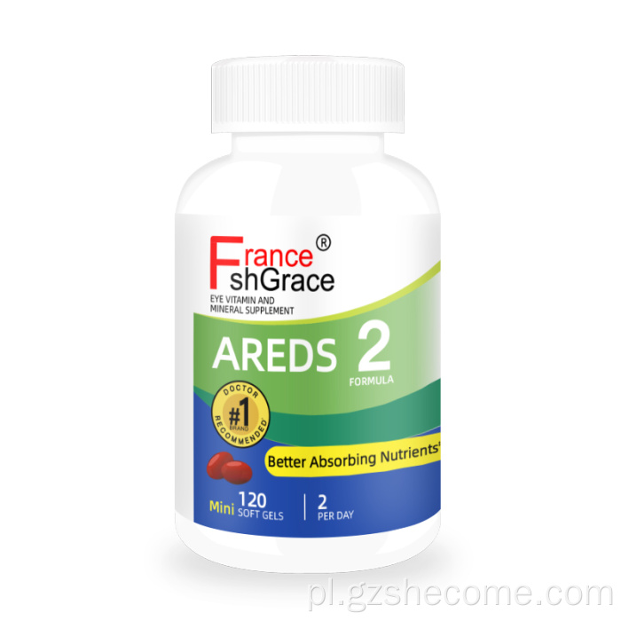 Softgels mineralny witaminy oczu zawiera witaminę luteinową C